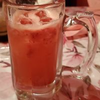 Virgin Strawberry Bellini at Vida Cafe in Fort Worth