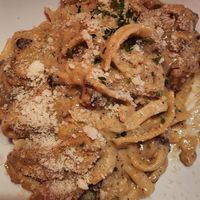 Chiken Marsala pasta at Vida Cafe in Fort Worth