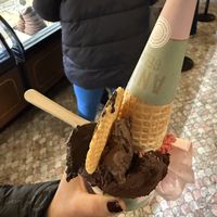 A medium cup + cone (3 scoops)  at Anita Gelato  in New York City