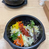 Hotpot bimibap. Very tasty at Daejeob - 대접 in Gwangju