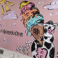Great art (May 2024) at The Sweet Shop - Aberdyfi Ice Cream in Aberystwyth