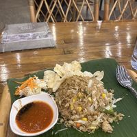 Vegan fried rice - no tofu  at Ecolodge Bukit Lawang  in Bukit Lawang