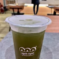 Cucumber lime mint water  at Ngam Ngam Neighbourhood in Kuala Lumpur