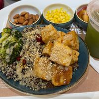Tofu and quinoa  at Ngam Ngam Neighbourhood in Kuala Lumpur