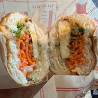 Lemongrass Tofu Banh Mi at SFO - Bun Mee - T1 in San Francisco