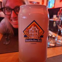 Beer stein at Stadtkeller in Luzern