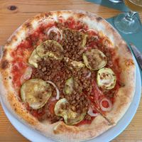 Vegan Pizza at Mamma Grazia in Fuerteventura