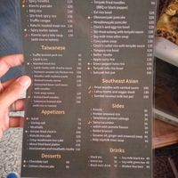 English menu at Tian Zhi Yu - Heaven Driven Vegan 天之御草食 in Kaohsiung