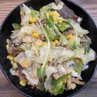 Tuna rice bowl  at Tian Zhi Yu - Heaven Driven Vegan 天之御草食 in Kaohsiung