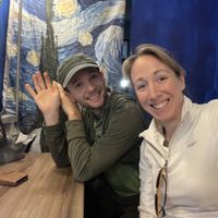 Look at us, happy with this hidden gem  at Tian Zhi Yu - Heaven Driven Vegan 天之御草食 in Kaohsiung