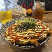 Japanese pancake  at Tian Zhi Yu - Heaven Driven Vegan 天之御草食 in Kaohsiung