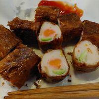 Shrimp Roll ($ 75) at Tian Zhi Yu - Heaven Driven Vegan 天之御草食 in Kaohsiung