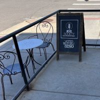 Signage  at Rye Society in Denver