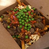 vegan poutine at The Big Cheese Poutinerie - 17 Ave in Calgary