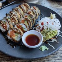 Fritiertes Sushi at Chay Chay by royals and rice in Muenster