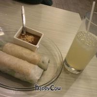 Salad Rolls with Peanut Sauce at Taste of Saigon in Calgary