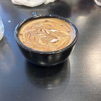 Vegan latte with almond milk   at Toast Coffee + Kitchen in Long Beach