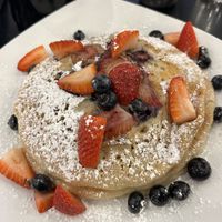 Vegan pancakes   at Toast Coffee + Kitchen in Long Beach