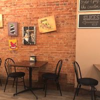 Cool brick wall at Bella Noella's in St Catharines