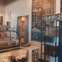 Cute inside area  at Summer Moon Coffee in Cedar Park