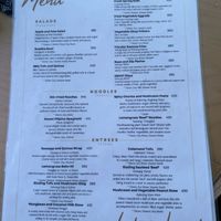 Menu may  at PLNT+HRVST in El Nido