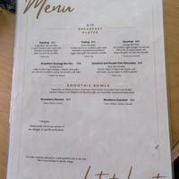Menu may  at PLNT+HRVST in El Nido