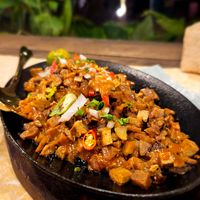 Sizzling tofu #Veganuary at PLNT+HRVST in El Nido