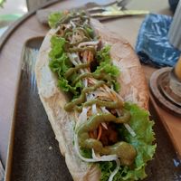 Lemongrass bahn mi at PLNT+HRVST in El Nido