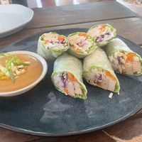 Spring rolls   at PLNT+HRVST in El Nido