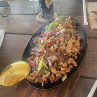 Sizzling Tofu Sisig   at PLNT+HRVST in El Nido