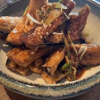 Crispy eggplantt  at Fudog in Wanaka