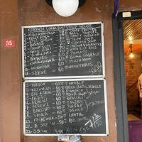 Menu  at Karakoy Corba Evi in Istanbul