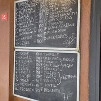 Menu and updated prices at Karakoy Corba Evi in Istanbul