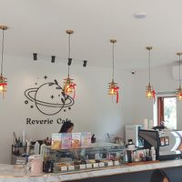 Inside decor at Reverie Cafe in Chiang Mai