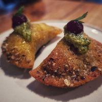 Gruß aus der Küche: Empanadas at Wolfs Junge in Hamburg