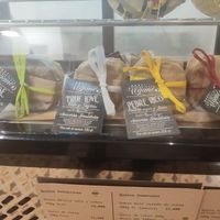 Vegan cheeses at kolozero - plastic free supermarket in Gijon