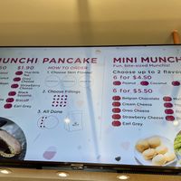 Menu   at Munchi Pancakes in Central Singapore