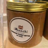 Peanut butter jar  at Munchi Pancakes in Central Singapore