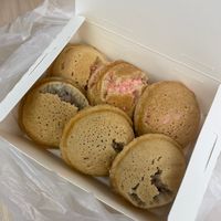 2 tastes pieces   at Munchi Pancakes in Central Singapore