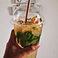 Elderberry Lemonade (to go) at Fabrik Urban House in Brno