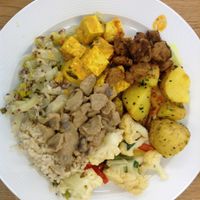 classic vegan food from Vegelateria at Vegelateria in Zurich