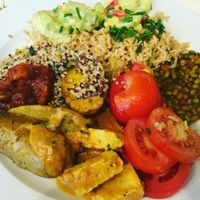 Buffet at Vegelateria in Zurich