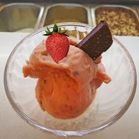 Erdbeer-Reismilch-Eis at Vegelateria in Zurich