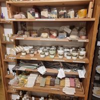 Skincare and soaps at Vegelateria in Zurich
