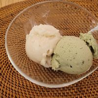 Kokos,- Pfefferminzeis at Vegelateria in Zurich