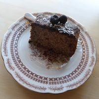 Vegan banana bread at Mandel in Tartu