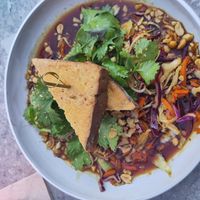 Thai salad at Zermatt Kitchen in Zermatt