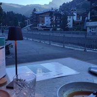 View from the terrace at Zermatt Kitchen in Zermatt