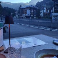 View from the terrace at Zermatt Kitchen in Zermatt