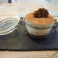 The Tiramisu (excellent!) at Nama Artisan Raw Foods in West London